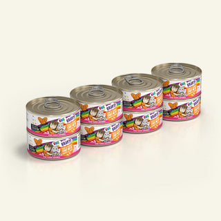 BFF OMG Start Me Tuna & Salmon Dinner in Gravy Canned Cat Food, 5.5-oz Cans, Case of 8