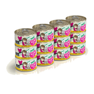 BFF Play Pate Lovers Chicken, Duck & Turkey Take a Chance Wet Cat Food, 2.8-oz Cans, Case of 12