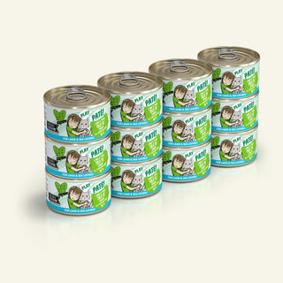 BFF Play Pate Lovers Lamb & Tuna Told Ya Wet Cat Food, 2.8-oz Cans, Case of 12