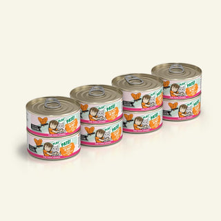 BFF Play Pate Lovers Tuna & Salmon Oh Snap! Wet Cat Food, 5.5-oz Cans, Case of 8