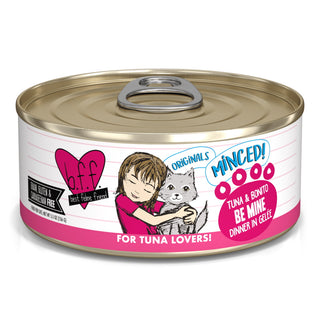 BFF Tuna & Bonito Be Mine Dinner in Gelee Canned Cat Food, 5.5-oz Cans, Case of 24