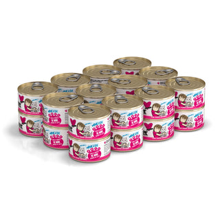 BFF Tuna & Bonito Be Mine Dinner in Gelee Canned Cat Food, 3-oz Cans, Case of 24