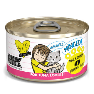 BFF Tuna & Chicken 4-Eva Dinner in Gravy Canned Cat Food, Case of 24