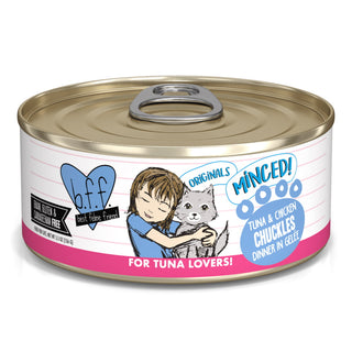 BFF Tuna & Chicken Chuckles Dinner in Gelee Canned Cat Food, 5.5-oz, Case of 24