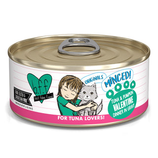 BFF Tuna & Pumpkin Valentine Dinner in Gravy Canned Cat Food, 5.5-oz Cans, Case of 24