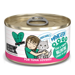 BFF Tuna & Pumpkin Valentine Dinner in Gravy Canned Cat Food, 3-oz Cans, Case of 24