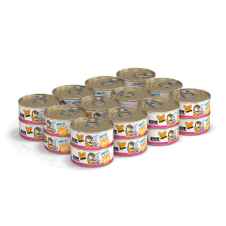 BFF Tuna & Salmon Soulmates Dinner in Gelee Canned Cat Food, 5.5-oz Cans, Case of 24