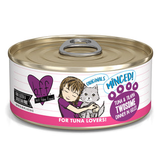 BFF Tuna & Tilapia Twosome Dinner in Gelee Canned Cat Food, 5.5-oz Cans, Case of 24