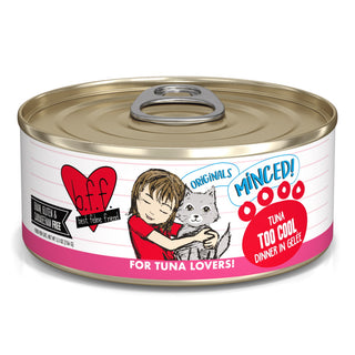 BFF Tuna Too Cool Dinner in Gelee Canned Cat Food, 5.5-oz Cans, Case of 24