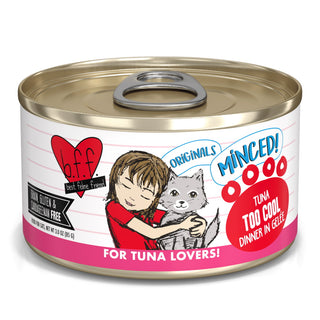 BFF Tuna Too Cool Dinner in Gelee Canned Cat Food, 3-oz Cans, Case of 24