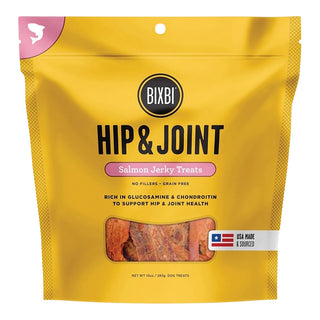 BIXBI Hip & Joint Salmon Jerky Dog Treats, 10-oz Bag