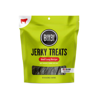 BIXBI Original Beef Lung Jerky Dog Treats, 10-oz Bag