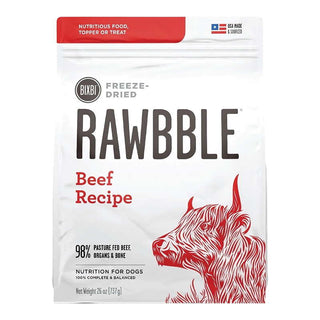 BIXBI Rawbble Freeze-Dried Beef Recipe Dog Food, 26-oz Bag