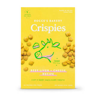 Bocce's Beef Liver + Cheese Crispies Dog Treats, 10-Ounces