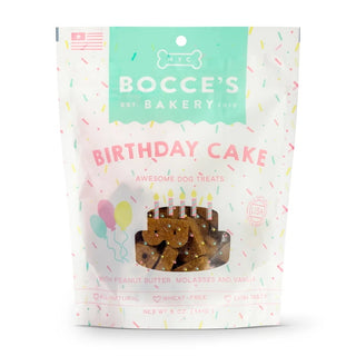 Bocce's Bakery Birthday Cake Dog Treats, 5-oz Bag