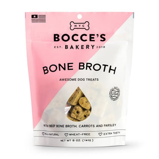 Bocce's Bakery Bone Broth Recipe Dog Treats, 5-oz Bag