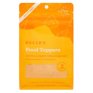 Bocce's Bakery Cheese & Sweet Potato Food Topper for Dogs, 8-oz