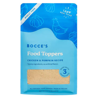 Bocce's Bakery Chicken & Pumpkin Food Topper for Dogs, 8-oz