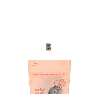 Bocce's Bakery Dailies Bye Bye Stinkies Pumpkin + Ginger Recipe Dog Treats, 6-oz pouch