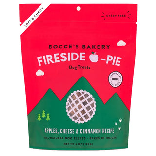 Bocce's Bakery Fireside Apple Pie Soft & Chewy Dog Treats, 6-oz pouch