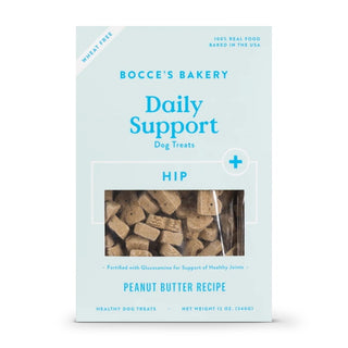 Bocce's Bakery Daily Support Hip Aid Functional Dog Treats, 12-oz Box