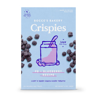 Bocce's PB + Blueberry Crispies Dog Treats, 10-Ounces