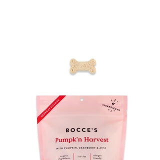 Bocce's Bakery Pumpk'n Harvest Biscuits Dog Treats, 12-oz