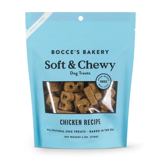 Bocce's Bakery Soft & Chewy with Chicken Dog Treats, 6-oz Bag