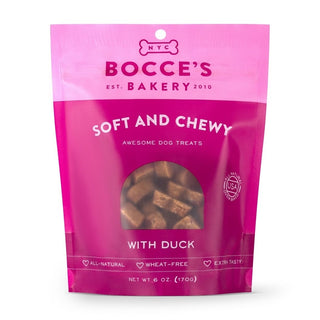 Bocce's Bakery Soft & Chewy with Duck Dog Treats, 6-oz Bag