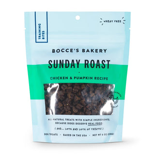 Bocce's Bakery Sunday Roast Training Bites Dog Treats, 6-oz Bag