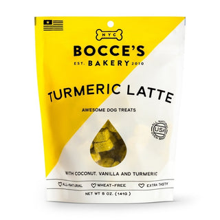 Bocce's Bakery Tumeric Latte Bocce's Bakery Turmeric Latte Dog Treats, 5-oz BagTreats, 5-oz Bag