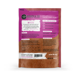 Bones & Co. Freeze-Dried Temptin Turkey Recipe Keto Formula Dog Food, 12-oz Bag