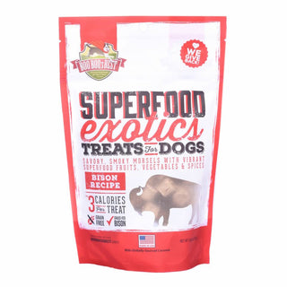 Boo Boo's Best Superfood Exotics Bison Recipe Dog Treats, 3.6-oz Bag