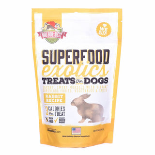 Boo Boo's Best Superfood Exotics Rabbit Recipe Dog Treats, 3.6-oz Bag