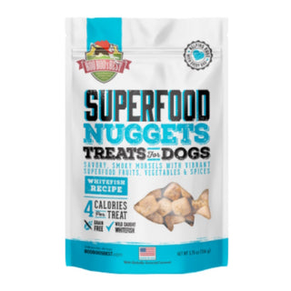 Boo Boo's Best Superfood Nuggets Whitefish Recipe Dog Treats, 3.6-oz Bag