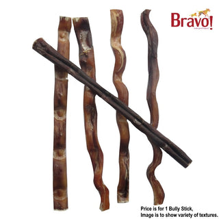 Bravo! MEDIUM Bully Sticks Dog Treats, 10 - 12"