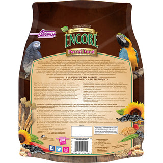 Brown's Encore Classic Natural Parrot Food, 4-lb Bag