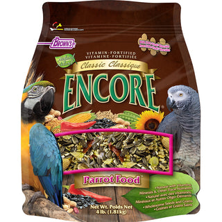 Brown's Encore Classic Natural Parrot Food, 4-lb Bag