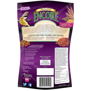 Brown's Encore Premium Canary & Finch Food, 1-lb Bag