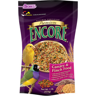 Brown's Encore Premium Canary & Finch Food, 1-lb Bag