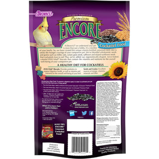 Brown's Encore Premium Cockatiel Food, 5-lb Bag