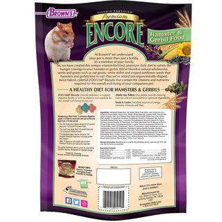 Brown's Encore Premium Hamster & Gerbil Food, 2-lb Bag