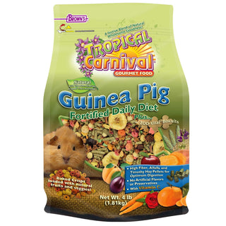 Brown's Tropical Carnival Natural Guinea Pig Food, 4-lb Bag