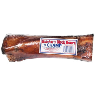 Butcher's Block Pet Treats Champ USA Beef Shank Bone Dog Chew, 7-8 Inch