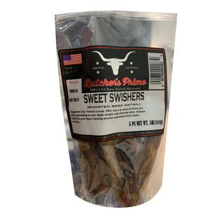 Butcher's Prime Sweet Swishers Beef Oxtail Dog Chew, 5-Piece Bag