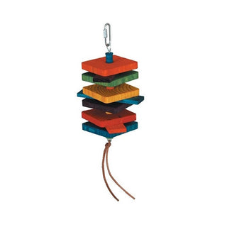 Caitec Featherland Paradise Flap Stack Wood Bird Toy, Large