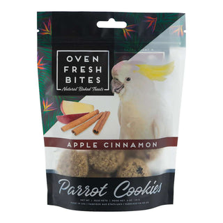 Caitec Oven Fresh Bites Baked Apple Cinnamon Flavor Cookies Parrot Treats