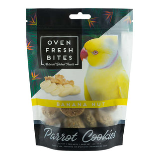 Caitec Oven Fresh Bites Baked Banana Nut Cookies Parrot Treats