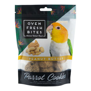 Caitec Oven Fresh Bites Baked Peanut Butter Cookies Parrot Treats