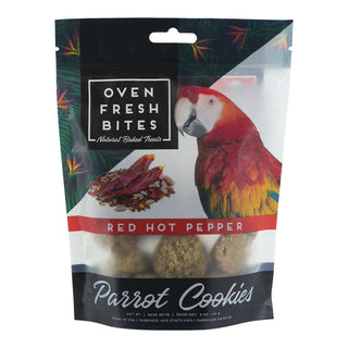 Caitec Oven Fresh Bites Baked Red Hot Pepper Flavor Cookies Parrot Treats